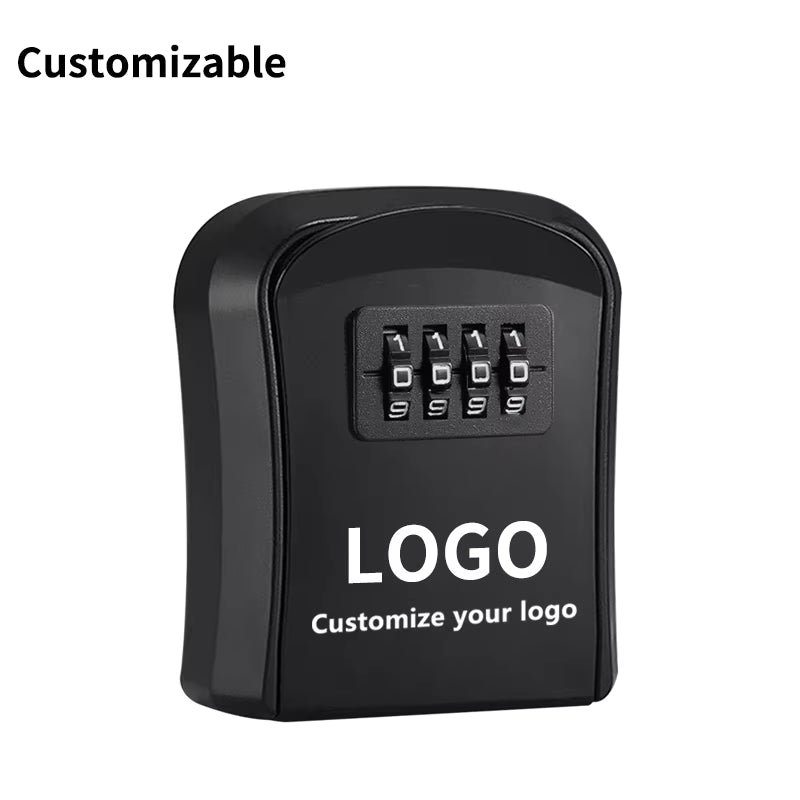 Wall-Mounted 4-Digit Combination Number Password Safe for Home Use. Small Storage Key Lock Box. the Password Can Be Changed