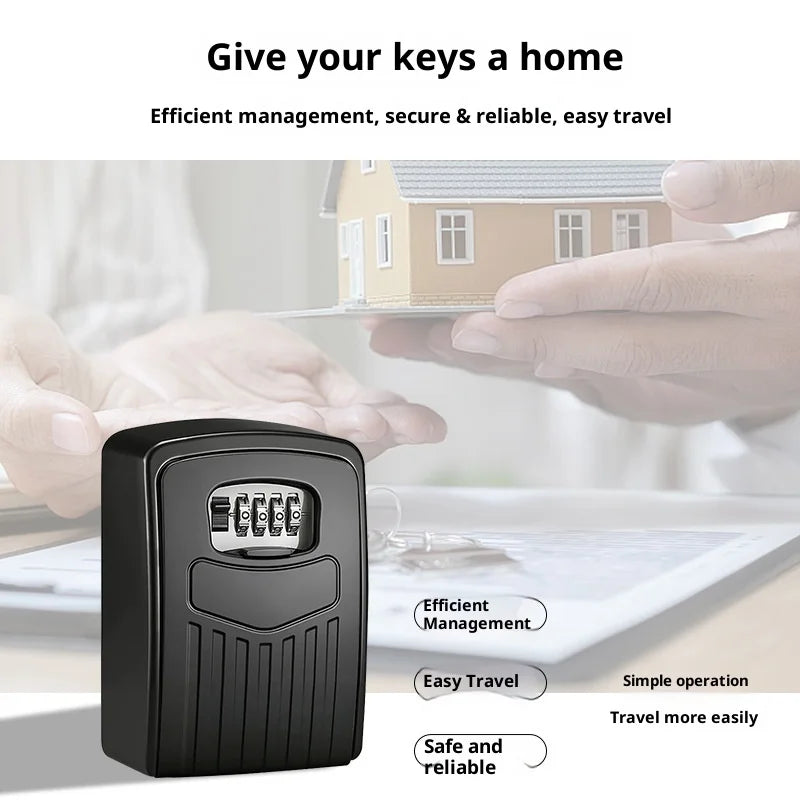 Decoration Password Key Box Peephole Combination Code Lock Striped Finish Model G3 Company Gate Storage Extra Large