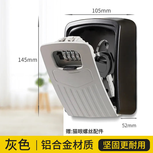 Decoration Password Key Box Peephole Combination Code Lock Striped Finish Model G3 Company Gate Storage Extra Large