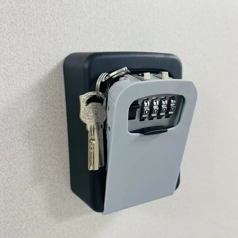 Password Lock Box, Enhanced and Thickened Version, Four-Digit Password, Small-Sized Password Safe, Portable Safetysafe