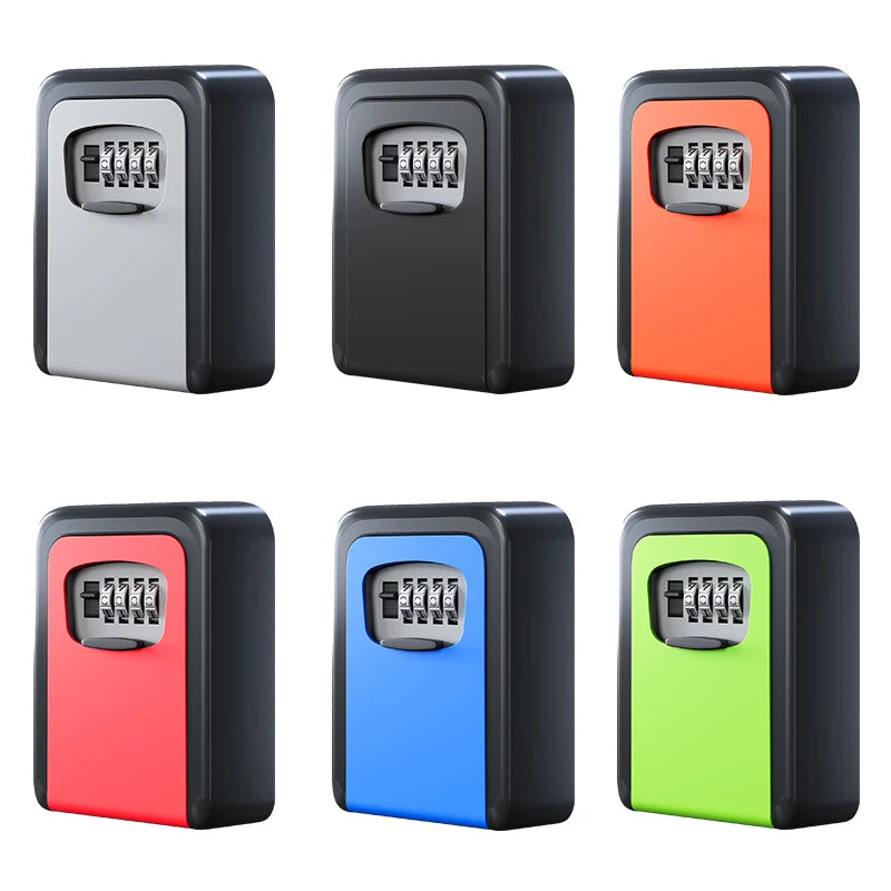Password Lock Box, Enhanced and Thickened Version, Four-Digit Password, Small-Sized Password Safe, Portable Safetysafe